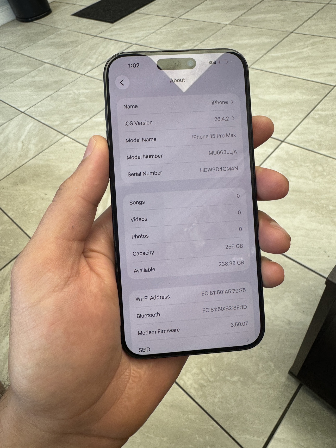 Apple iPhone 15 Pro Max 256GB Black Titanium Unlocked — renewed Apple for sale at ReliveGear — photo 8
