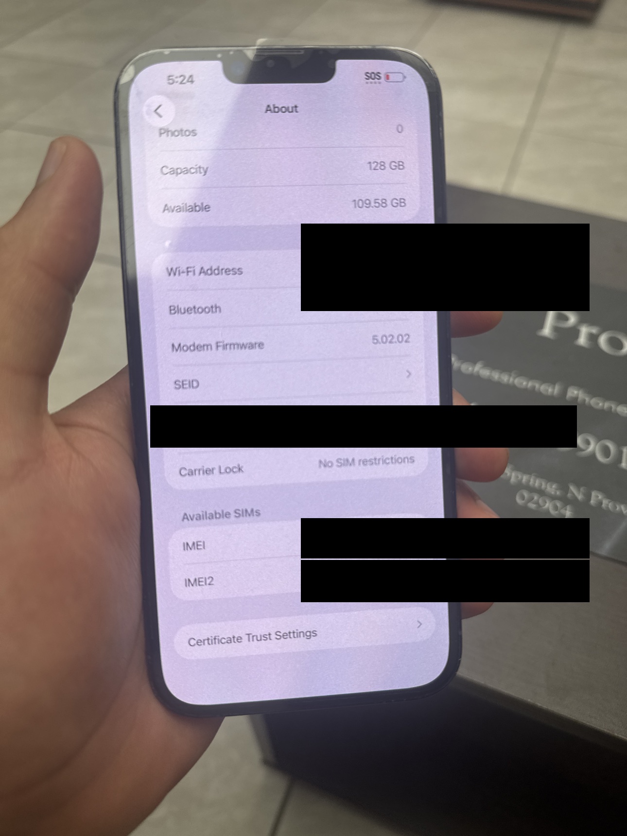Apple iPhone 13 Pro Max 128GB Sierra Blue Unlocked — renewed Apple for sale at ReliveGear — photo 2