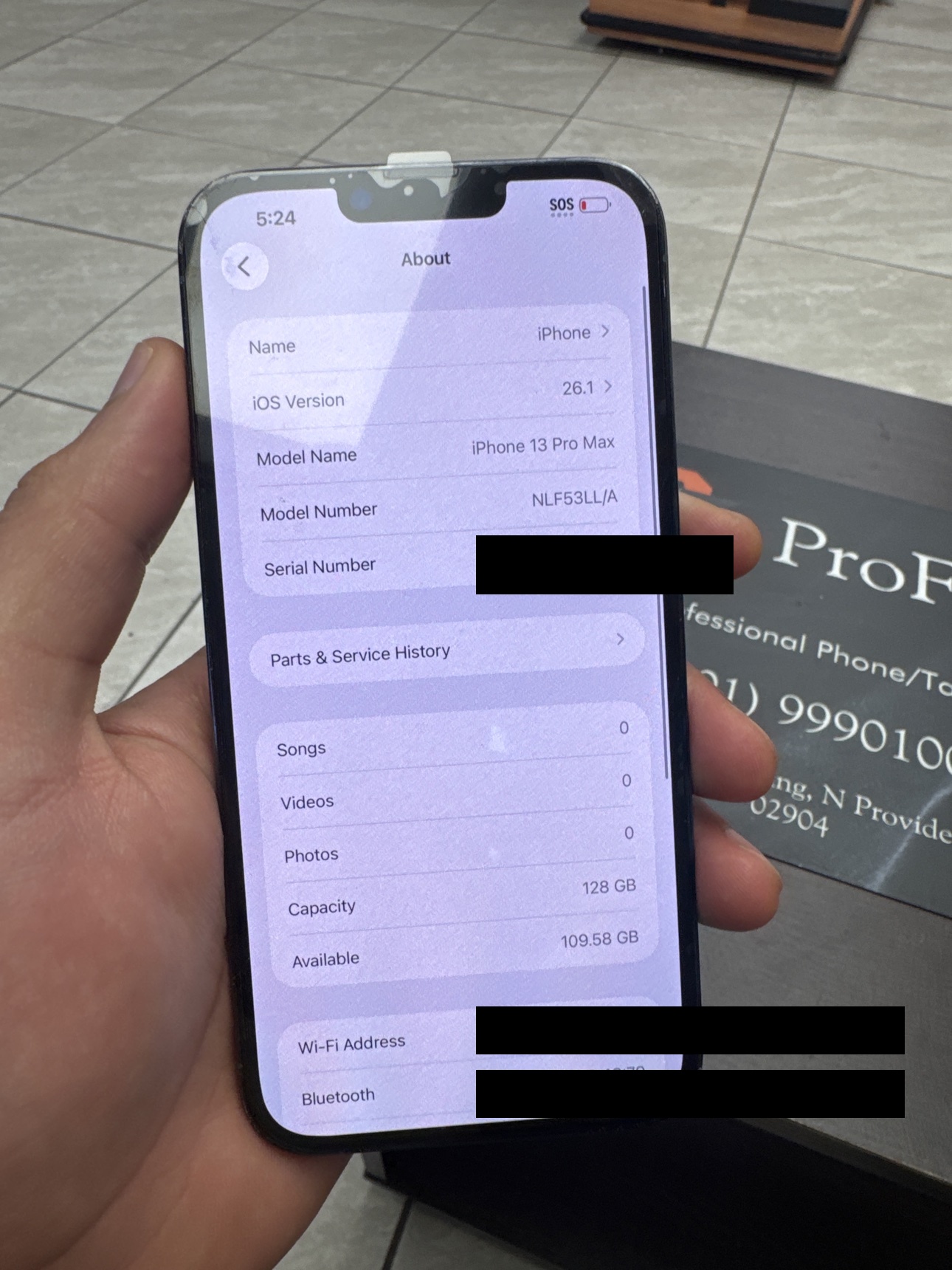 Apple iPhone 13 Pro Max 128GB Sierra Blue Unlocked — renewed Apple for sale at ReliveGear
