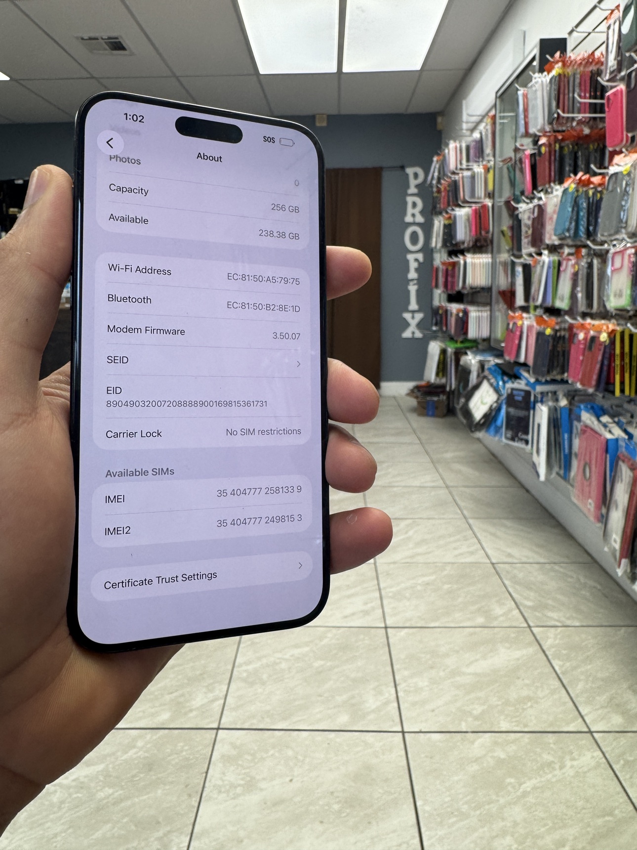 Apple iPhone 15 Pro Max 256GB Black Titanium Unlocked — renewed Apple for sale at ReliveGear — photo 5